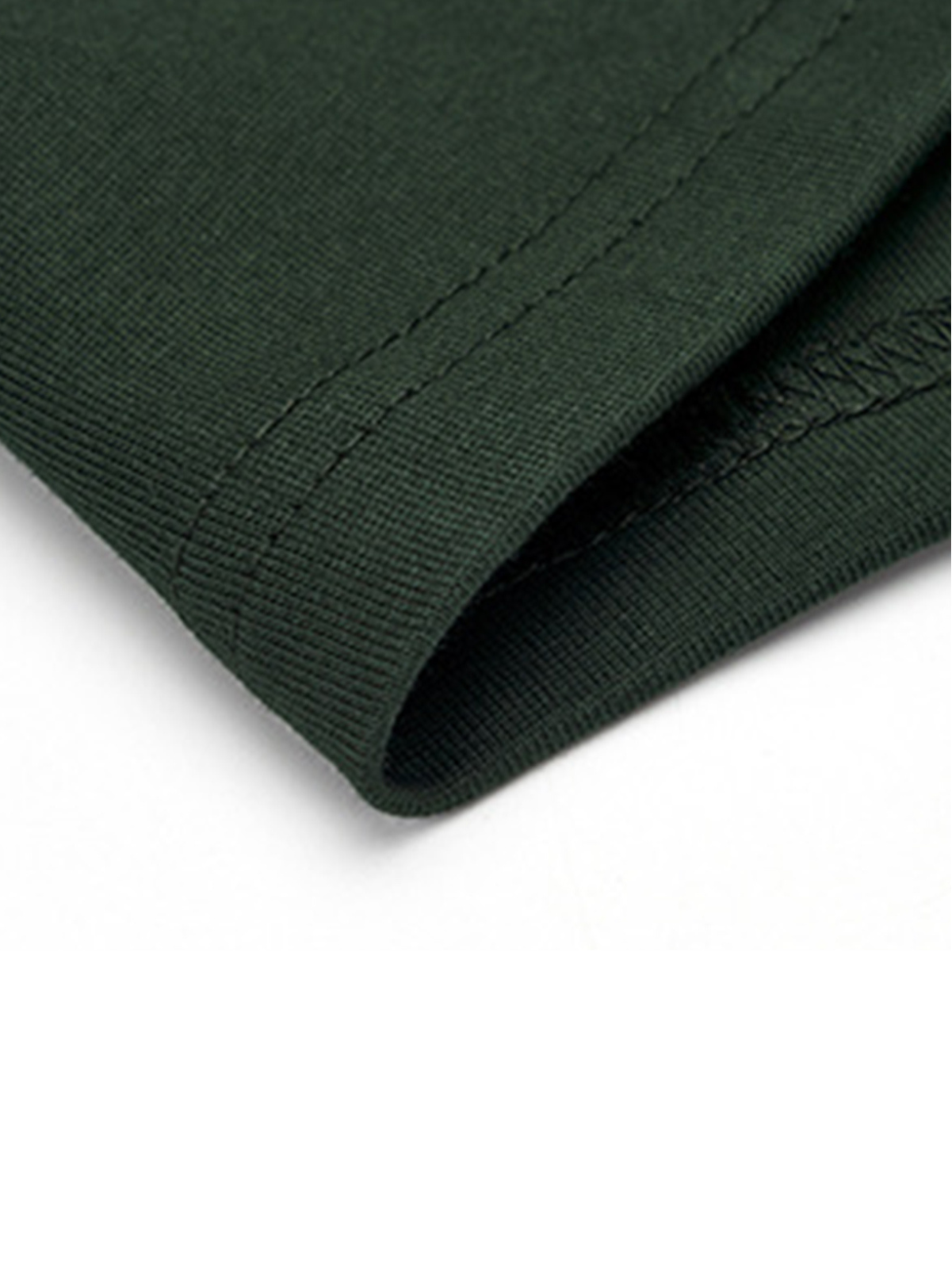 Aero boxy crop tee in green by Apollo Moda, view 3