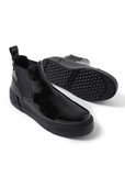 Avalon Patent Onyx Chelsea boot in black patent by Apollo Moda, view 6