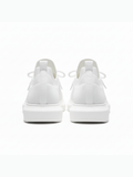 Torino Snowy Peak knit casual sneaker in white by Apollo Moda, view 5