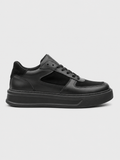 Apollo Moda Men's Artemis Eclipse all-black chunky sole sneaker, main product photo