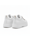 Apollo Moda men's Atlas Frost white lace-up sneaker with cushioned sole, fourth angle