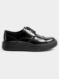 Empoli Patent Noir patent dress shoe in black by Apollo Moda