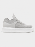 Madrid Gray casual sneaker in grey by Apollo Moda