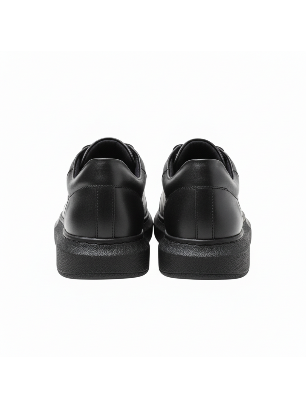 Pluto Onyx Black casual sneaker in black by Apollo Moda, view 5