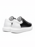 Pluto X Midnight Black casual sneaker in black by Apollo Moda, view 4